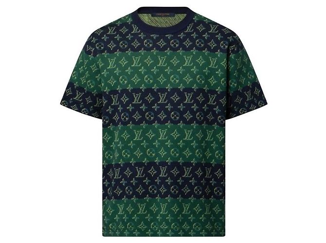 Louis Vuitton T-shirt girocollo a maniche corte Monogram Nero - vista 4