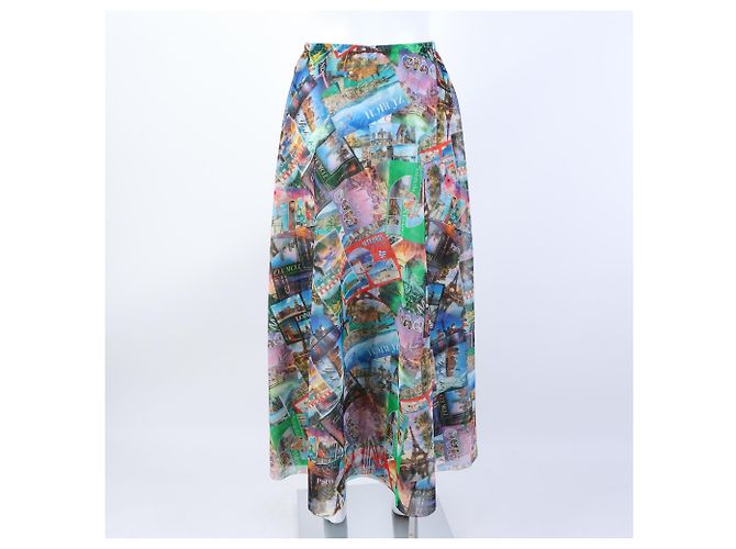 Falda Balenciaga Banding Multicolor - vista 3