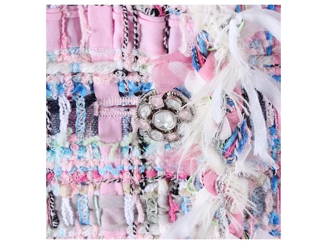 Chaleco de tweed Chanel Rosa - vista 4