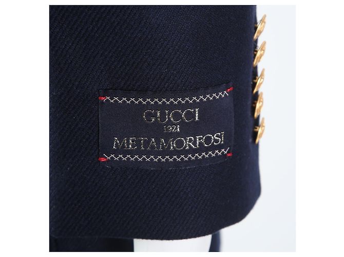 Gucci Abito in cashmere Blu - vista 4