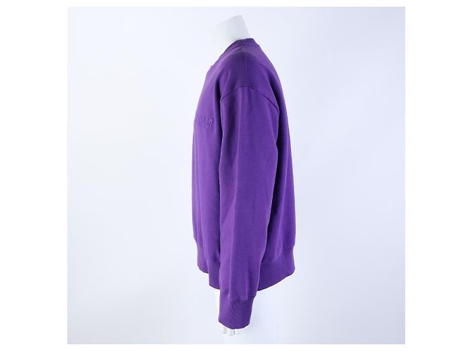 Maison Martin Margiela Felpa a maniche lunghe Maison Margiela Porpora - vista 2