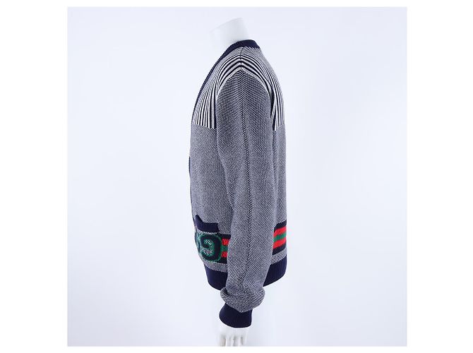 Gucci Cardigan Blu - vista 2