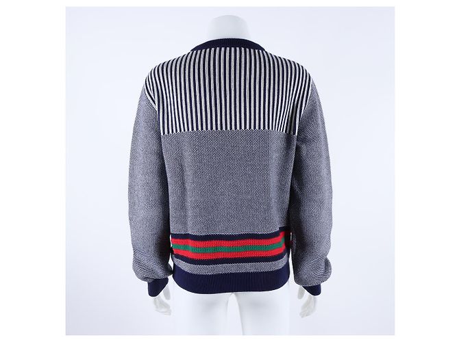 Gucci Cardigan Blu - vista 3