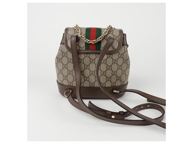 Gucci Ophidia Mini-Rucksack Braun - Ansicht 4