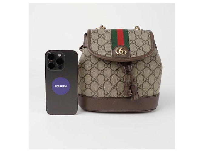 Gucci Ophidia Mini-Rucksack Braun - Ansicht 8