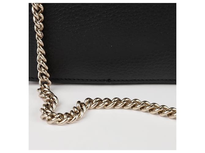 Gucci Borsa a tracolla media Interlocking Nero - vista 5