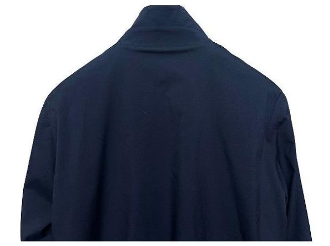 Loro Piana Giacca a vento reversibile in cashmere blu navy Nero - vista 7