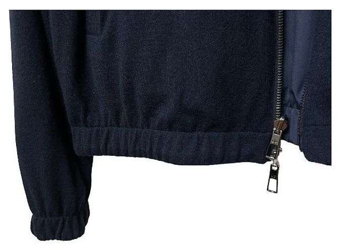 Loro Piana Giacca a vento reversibile in cashmere blu navy Nero - vista 8