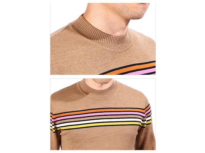 Dries Van Noten Merinowolle Strickware MATEO Orange - Ansicht 4