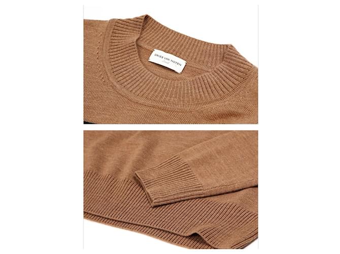 Dries Van Noten Merinowolle Strickware MATEO Orange - Ansicht 6