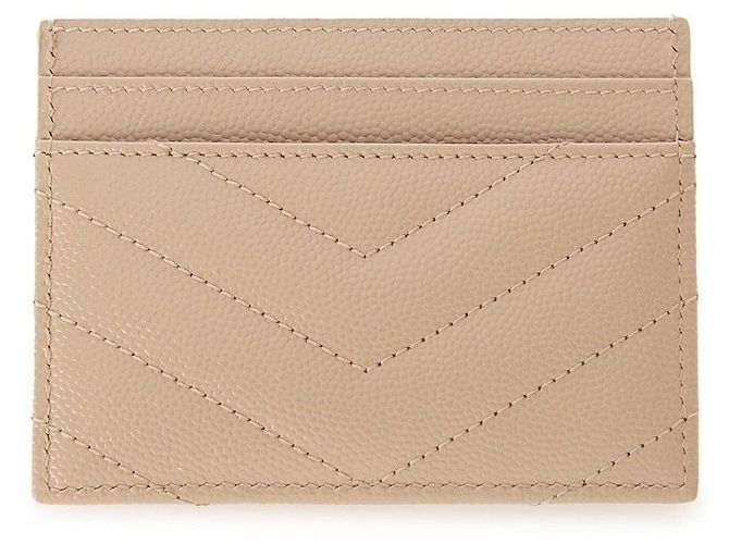 Saint Laurent Monogram Kartenetui Orange Stoff - Ansicht 3