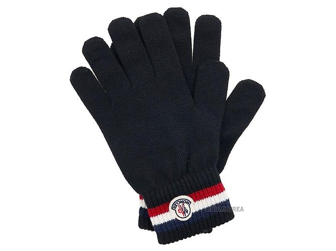 Moncler Schal schwarz aus Stoff - Ansicht 10