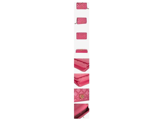 Chanel Coco Love Heart Turnlock WOC Pink Rosa - vista 2