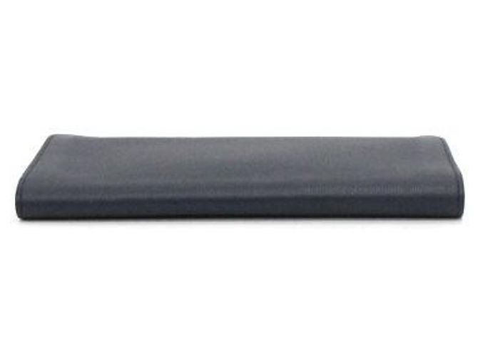 Hermès Citizen Twill Silk Long Wallet for Men Black - view 8