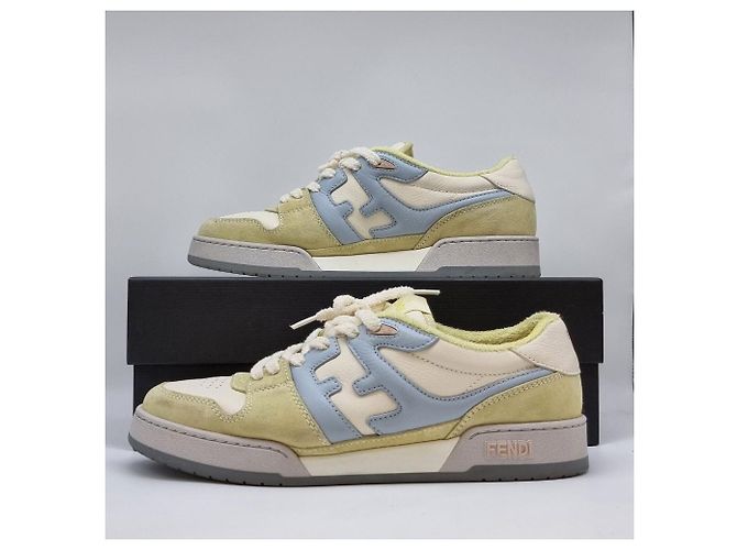 Fendi Sneakers basse in camoscio Match Multicolore - vista 6