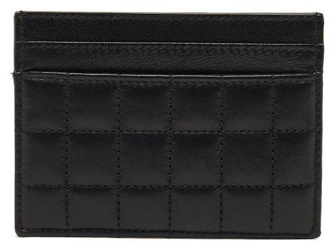 Saint Laurent Tarjetero Monogram Matelassé Cassandra Negro - vista 6