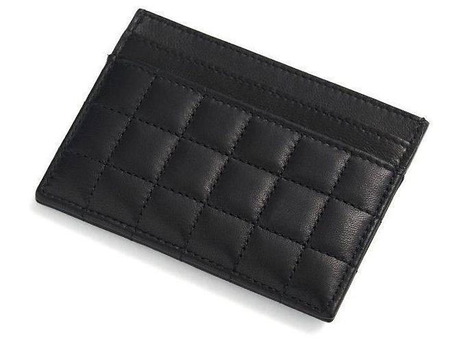 Saint Laurent Tarjetero Monogram Matelassé Cassandra Negro - vista 8
