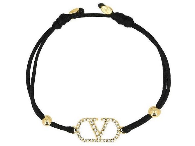 Valentino Bracciale Garavani Logo in cotone da donna RLV EDM Multicolore - vista 3