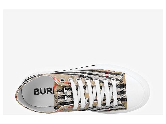 Burberry Check Cotton Men's Sneakers - view 6