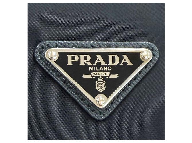Borsa a tracolla Prada 1BD953 in Re-Nylon con placca logo triangolare Nero - vista 9