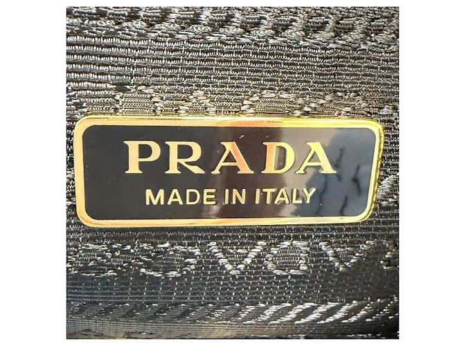 Necessaire Prada 1NS693 Triangle Logo Re-Nylon Surf Print Blu - vista 10
