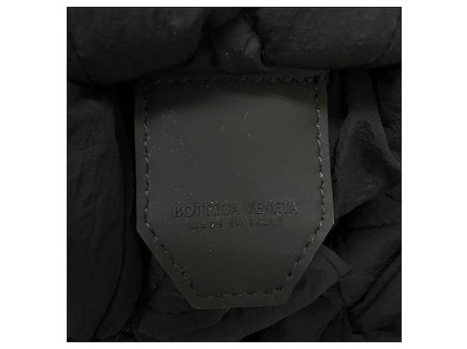 Borsa a tracolla Bottega Veneta Nylon Intrecciato Padded Tech Cassette Nero - vista 11