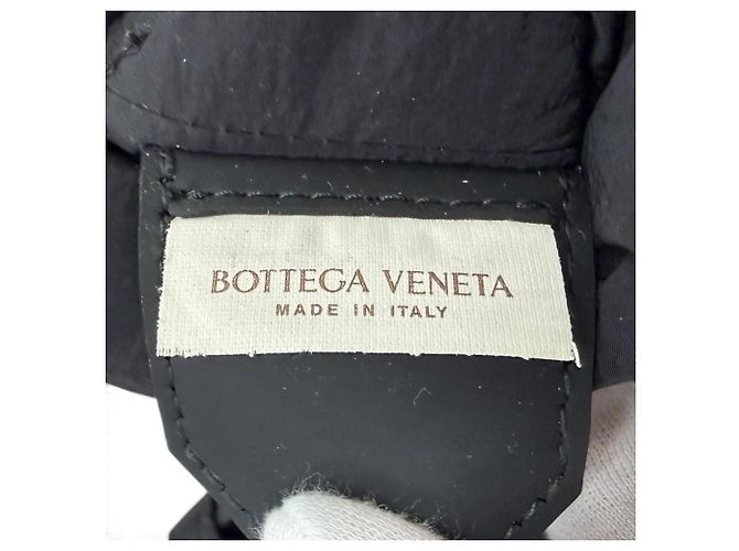 Borsa a tracolla Bottega Veneta Nylon Intrecciato Padded Tech Cassette Nero - vista 12