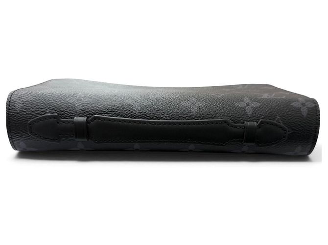 Louis Vuitton Monogram Eclipse Long Wallet Black - view 4