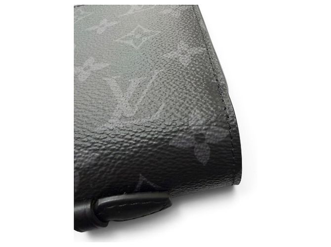 Louis Vuitton Monogram Eclipse Long Wallet Black - view 6