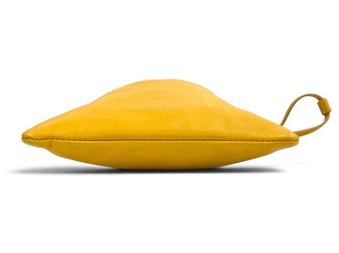 Borsa a tracolla Saint Laurent in pelle gialla Giallo - vista 6