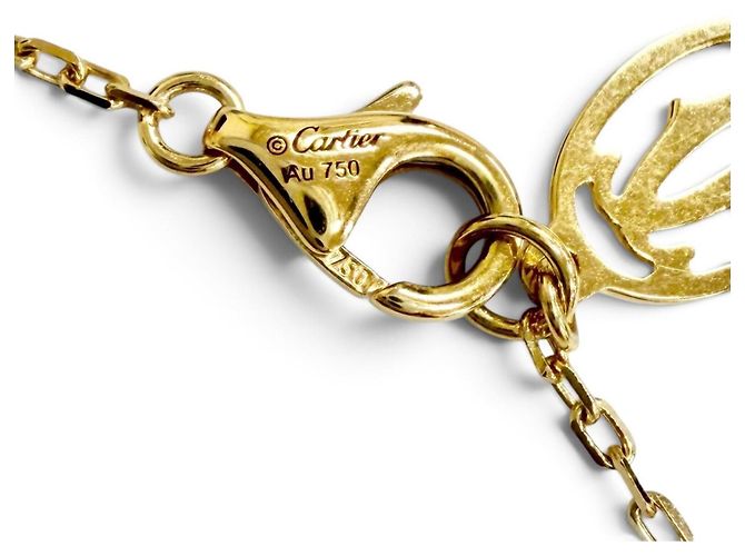 Collana Cartier 307GTC Damour LM in Oro Giallo 750 e Diamanti - vista 10