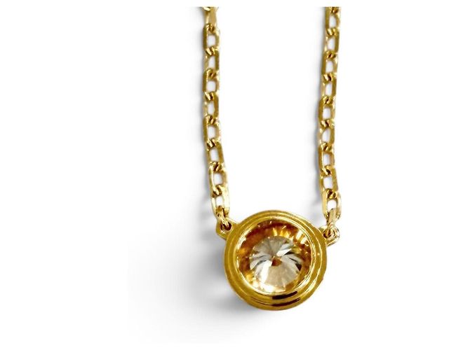Collana Cartier 307GTC Damour LM in Oro Giallo 750 e Diamanti - vista 6