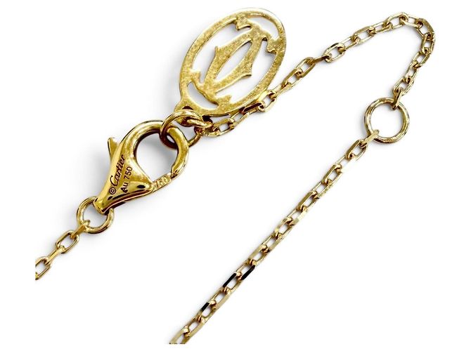 Collana Cartier 307GTC Damour LM in Oro Giallo 750 e Diamanti - vista 7