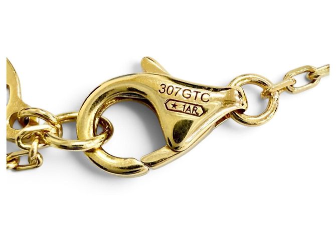 Collana Cartier 307GTC Damour LM in Oro Giallo 750 e Diamanti - vista 9