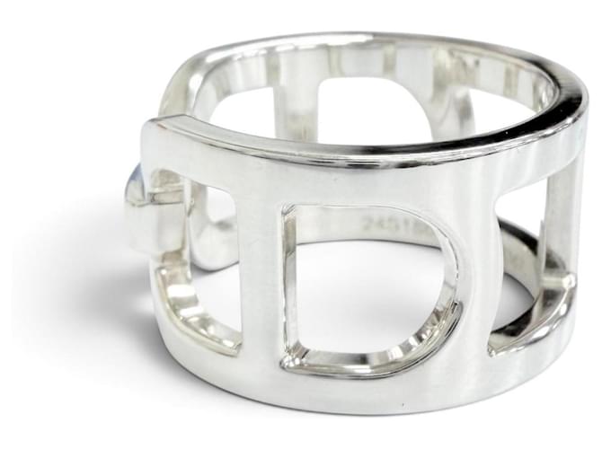 Ring Hermès Anello HERMES Everchaine d'Ancre Argento - vista 3