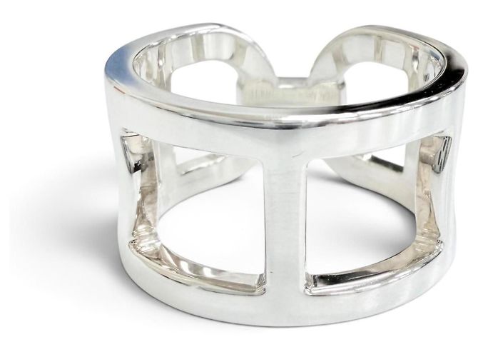 Ring Hermès Anello HERMES Everchaine d'Ancre Argento - vista 5