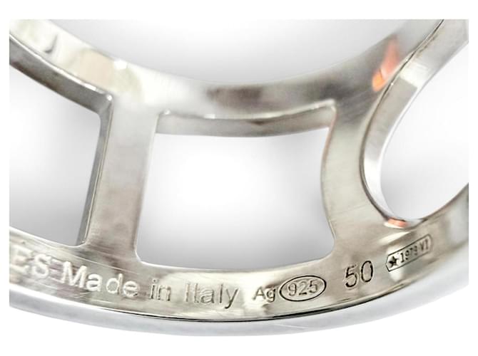 Ring Hermès Anello HERMES Everchaine d'Ancre Argento - vista 8