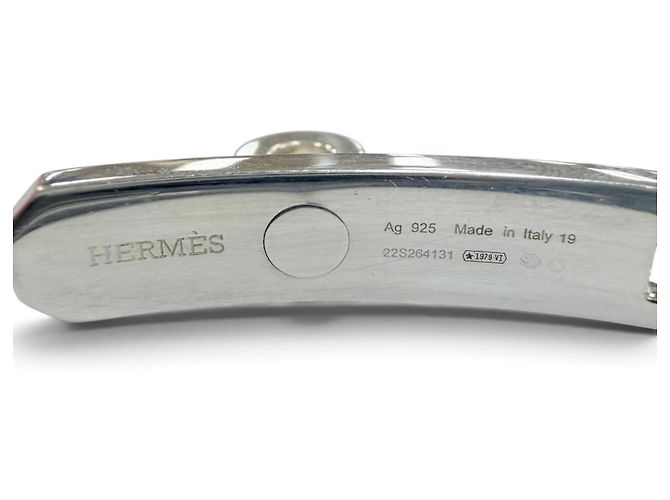 Hermès Bracciale Hermes Kelly Chaine Simple Tour Argento - vista 7