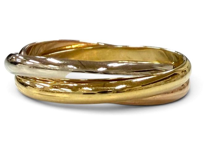 Cartier Trinity Small Band Ring Silber Golden - Ansicht 3