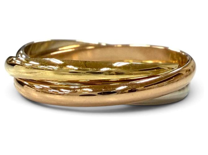 Cartier Trinity Small Band Ring Silber Golden - Ansicht 4