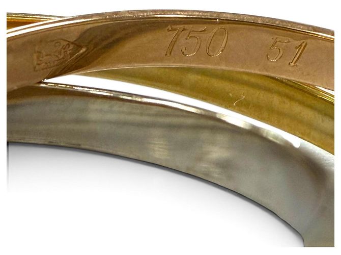 Cartier Trinity Small Band Ring Silber Golden - Ansicht 6