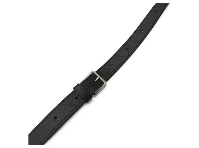 Céline CELINE Leather Triomphe Medium Shoulder Bag Black - view 9