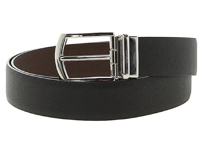 Prada Cuero Saffiano reversible Negro - vista 10