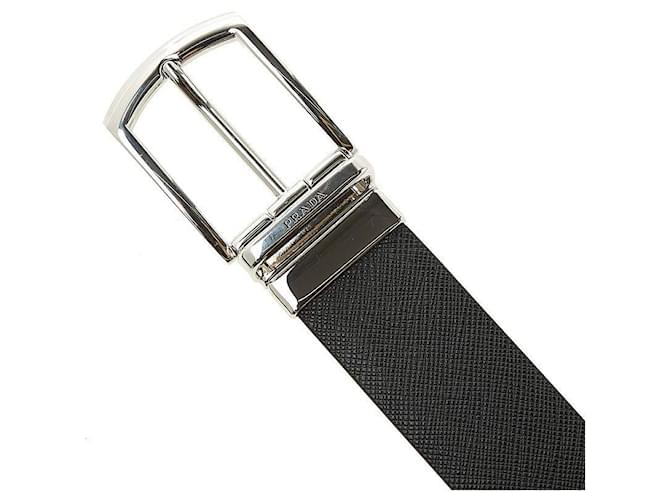 Prada Cuero Saffiano reversible Negro - vista 6