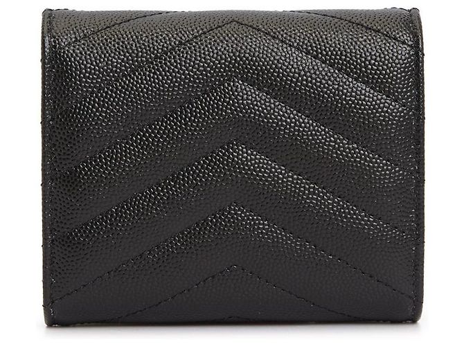 Saint Laurent Cartera Monogram para mujer Negro - vista 3