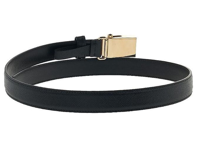 Prada Saffiano-Gürtel für Damen Schwarz - Ansicht 5