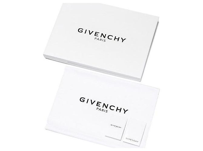 Givenchy Clutch in pelle stampata Rottweiler Nero - vista 7