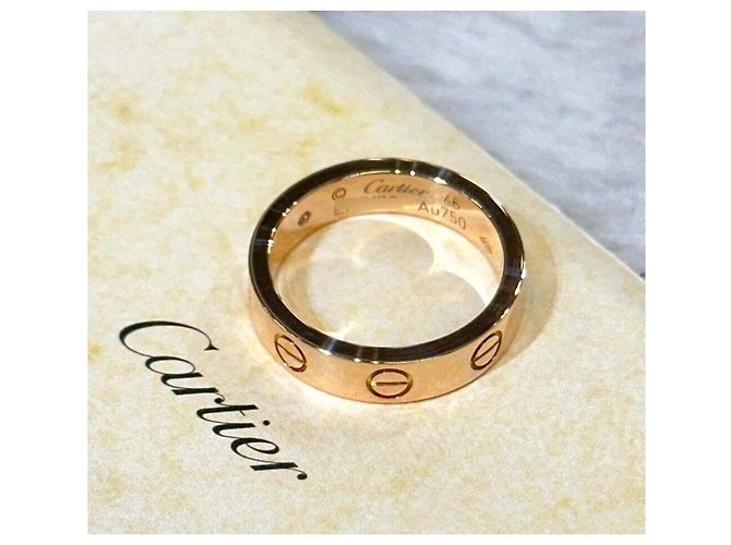 Cartier Mini Love Ring in Roségold mit Diamant Pink - Ansicht 4