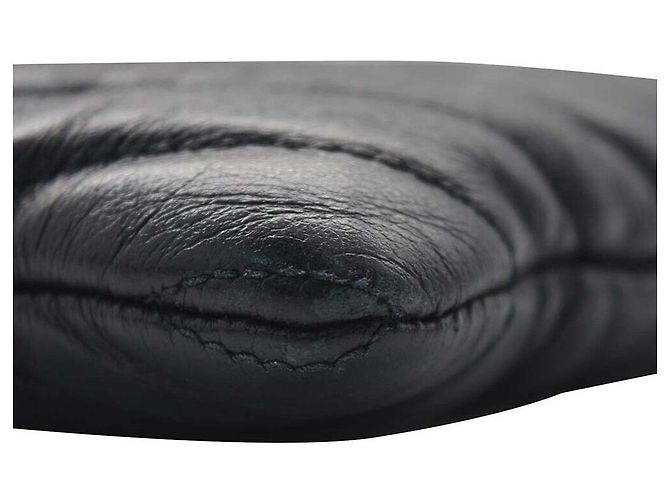 Saint Laurent Clutch matelassé color oro Nero - vista 6
