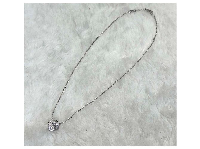 Van Cleef & Arpels Collana WG Pure Line Diamond Alhambra Necklace D'oro - vista 6